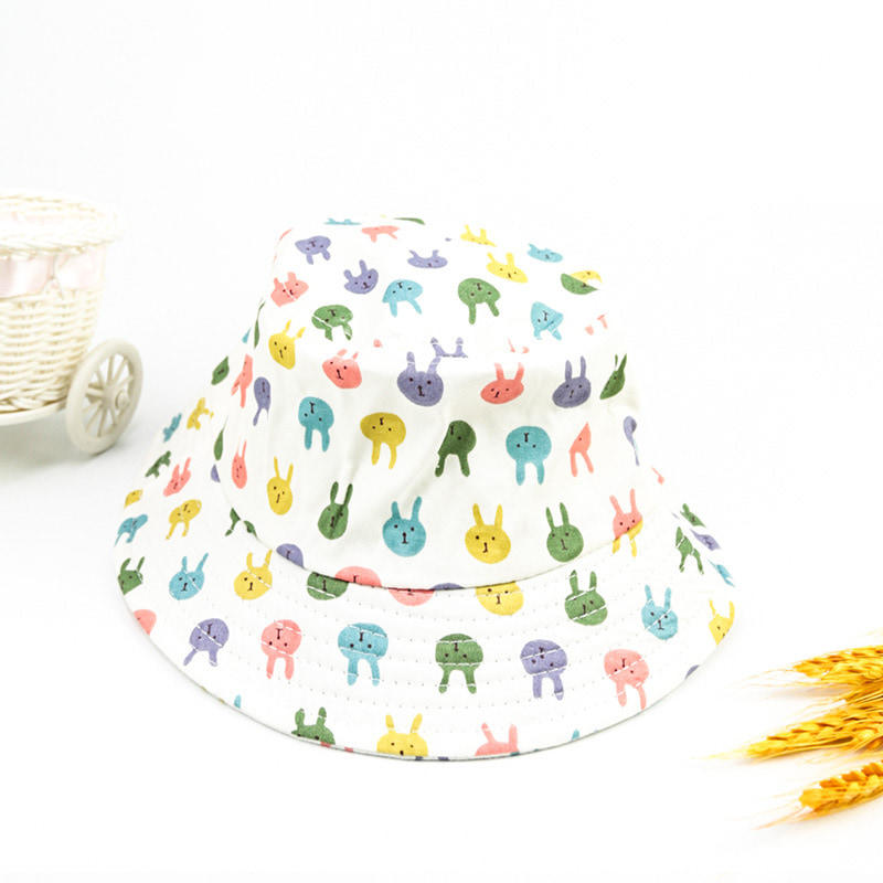 BK00008 2-4 سنوات من العمر الكرتون Sunblock الاطفال دلو قبعة للأولاد والبنات