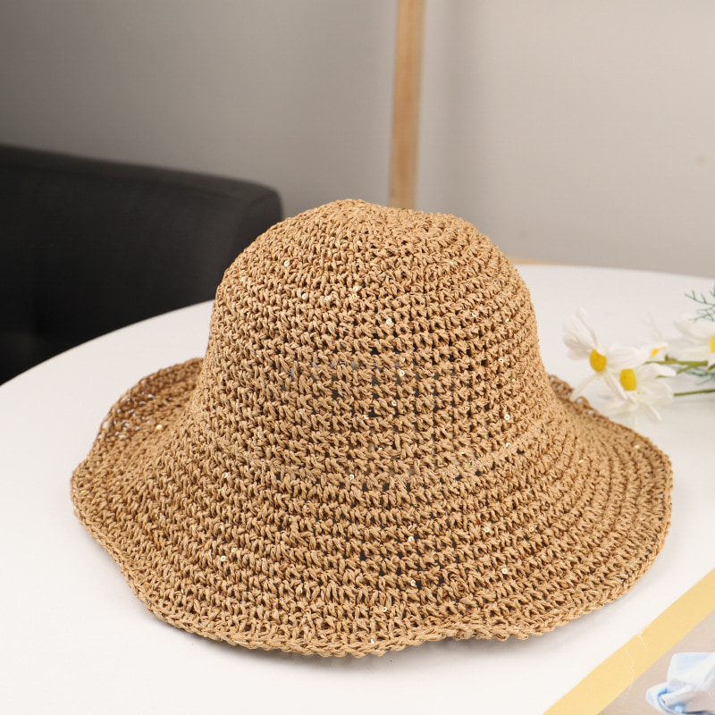 BK00026 صغير الحواف المرأة دلو قبعة الشاطئ قبعة واقية من الشمس