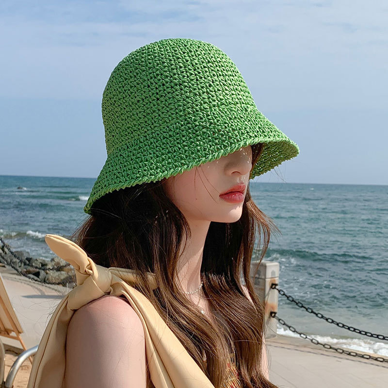 BK00017 Beach Small Eaves Simple Sunshade Bucket Hat