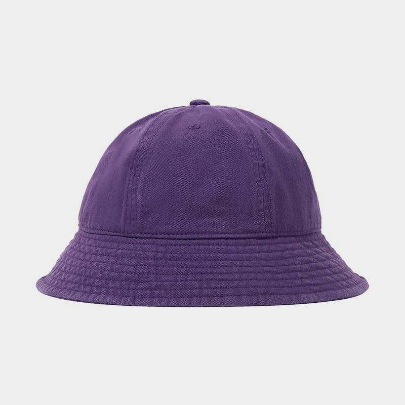 قبعات دلو من القطن المغسول بلون خالص BK00050