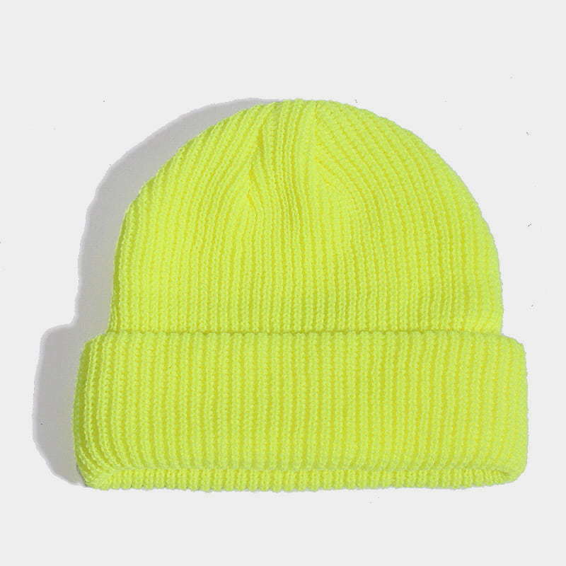 قبعة محبوك H00001 أحادية اللون للأطفال