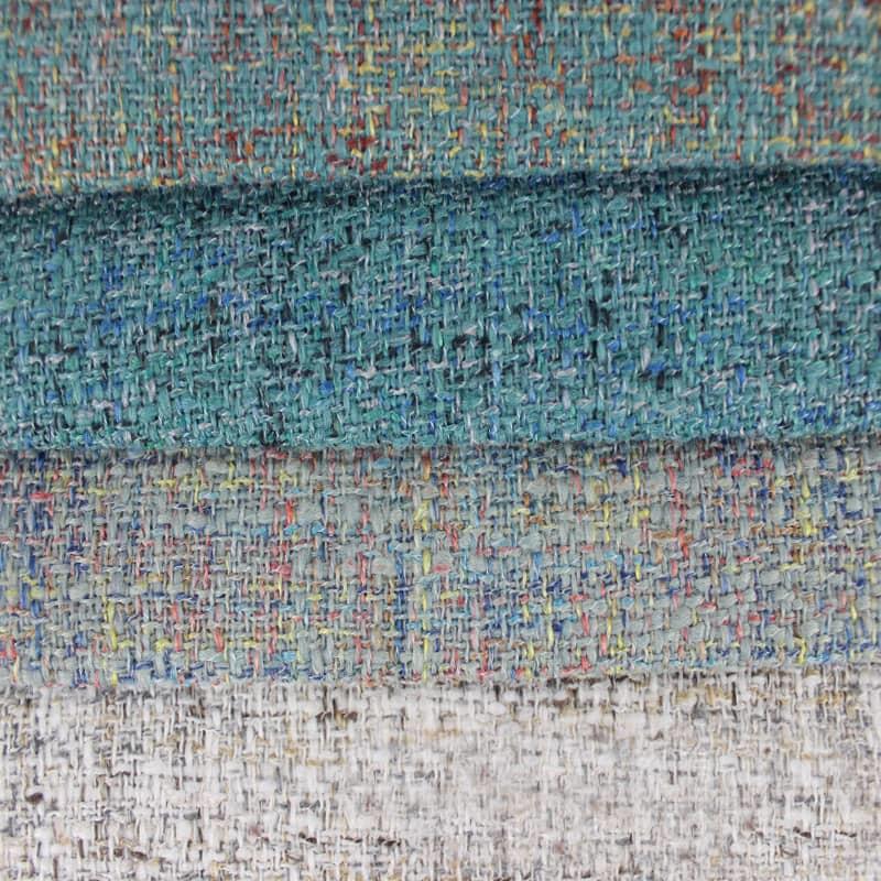 SM-A0024 شريط الخيزران متعدد الألوان المخلوطة قماش أريكة الكتان